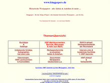 Tablet Screenshot of kingpapers.de